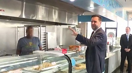 J.D. Vance Has Awkward Conversation With Donut Store Employee