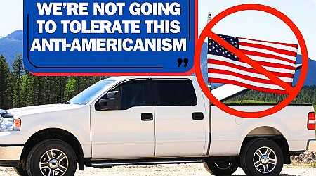 High School Student Forced to Remove American Flag From Truck