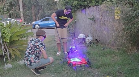 Mowing the Lawn With Lasers, For Science