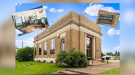 New Listing Is A Historic Minnesota Bank That Is Now A Home