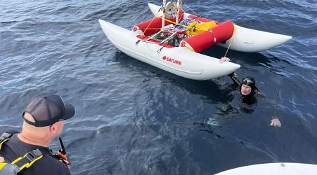 Ultra swimmer abandons attempt to cross Lake Michigan again