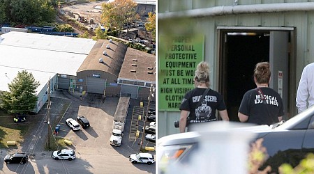 Body discovered on conveyor belt in New Jersey recycling center