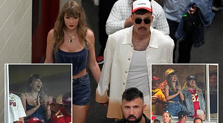 Travis Kelce and Taylor Swift spotted holding hands after Chiefs defeat Ravens in NFL's season opener