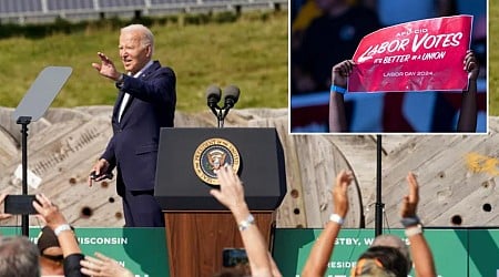 Biden touts energy investments, bashes Trump in Wisconsin visit