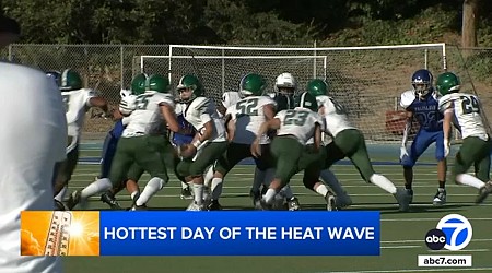 SoCal heat wave forcing youth sports teams to shift times, locations