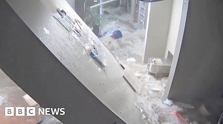 Watch: Flood devastates library causing $10 million of damage