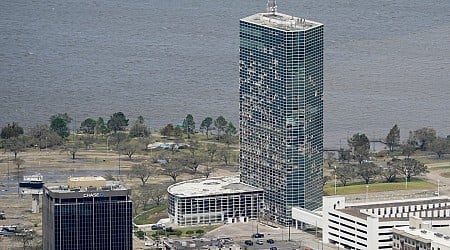 A hurricane-damaged Louisiana skyscraper is set to be demolished Saturday