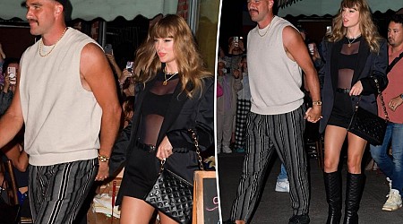 Travis Kelce and Taylor Swift hold hands on date night in Brooklyn