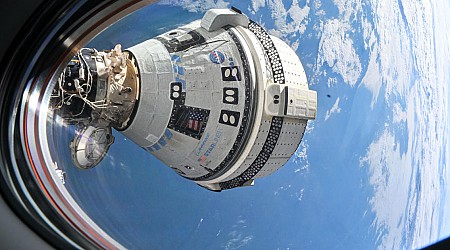 Boeing Starliner, leaving its crew behind, lands in New Mexico