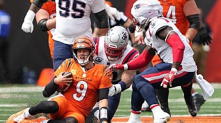 NFL Week 1 grades: Bengals get 'F' for shocking loss to Patriots, Steelers earn high mark for beating Falcons