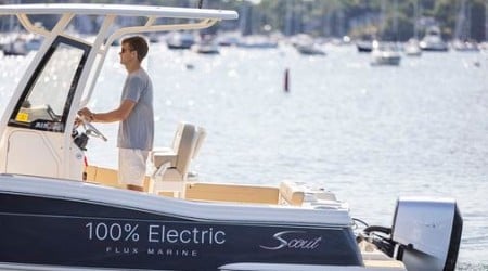 Do water and electricity mix? Rhode Island company bets that formula is the future of boating.