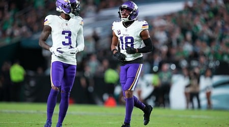 Vikings Star WR Suffers Ankle Injury During Season Opener, Will Have More Tests to Determine Damage