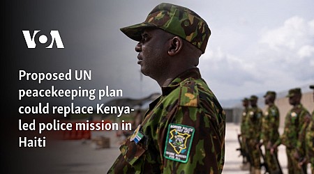 Proposed UN peacekeeping plan could replace Kenya-led police mission in Haiti