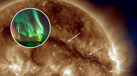 Auroras Forecast Over US After Sun Expels 'Dark Plasma' at Earth