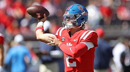 Ole Miss QB Jaxson Dart sets SEC record for consecutive completions as Rebels rout Middle Tennessee