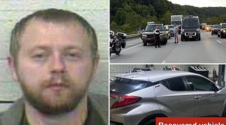 Fugitive in Kentucky highway shooting sent text saying 'I'm going to kill a lot of people':