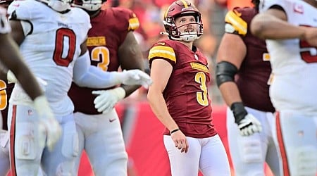 Commanders' Cade York released after 2 missed field goals, marking fifth kicker to leave Washington this year