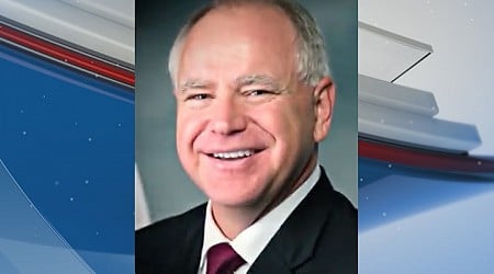 Democratic vice presidential nominee Gov. Tim Walz to visit Wausau Friday