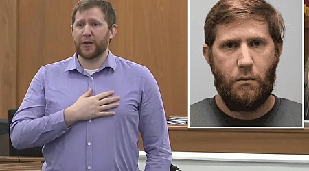 Disgraced Tennessee middle school teacher who filmed students in locker room whimpers in court after hearing victim’s parent’s testimony