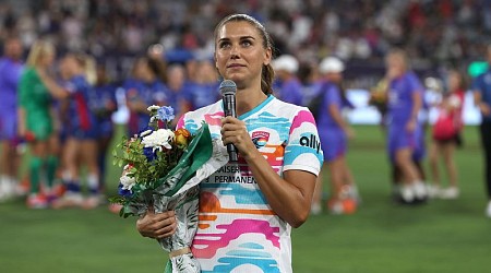 Alex Morgan: US soccer legend waves goodbye after playing final minutes of remarkable career