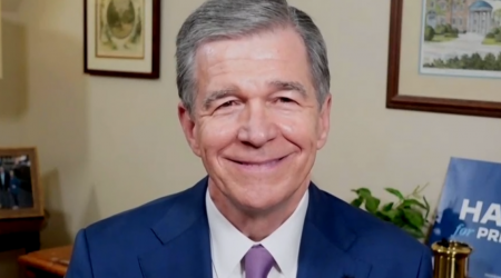 North Carolina Gov. Roy Cooper says if Kamala Harris wins his state, "she is the next president of the United States"