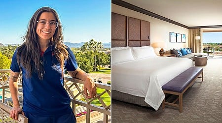 I stayed at one of the best hotels in Arizona, complete with 5 pools and a luxury golf course. Take a look inside my $500-a-night room.