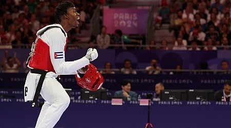 Rafael Alba gana bronce en taekwondo y le da a Cuba su octava medalla en París 2024