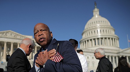 A statue honoring John Lewis will replace a former Confederate monument in Georgia