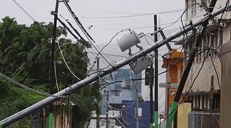 Power out in most of Puerto Rico after Hurricane Ernesto