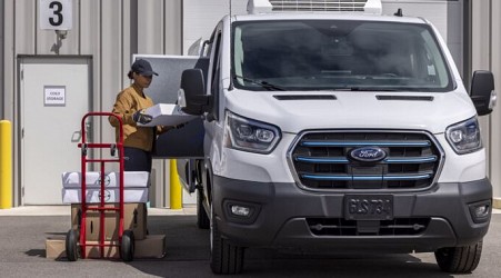 Ford starts deliveries of enhanced-range E-Transit electric vans