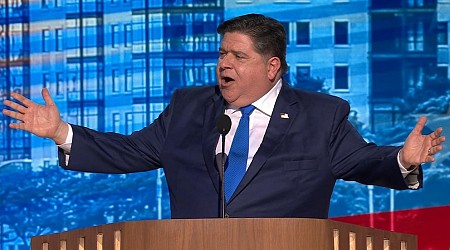 WATCH: Pritzker hits at Trump for being 'rich' in 'stupidity' at the DNC