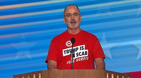 WATCH: UAW president takes the DNC stage