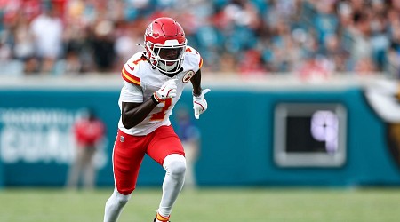 Chiefs' Xavier Worthy's Fantasy Draft Landing Spot, Value After Marquise Brown Injury