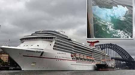 Carnival cruise grazes ice in Alaska, passenger compares it to modern 'Titanic moment'