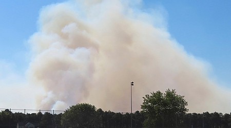 Crews battling 'erratic' wildfire in Ocean County, NJ