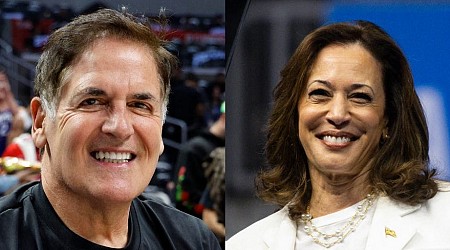 Mark Cuban defends Harris, says people who don't want a presidential candidate 'capable of hugging' should 'seek psychological help'