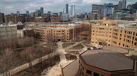 The University of Illinois enrolls record number of students.