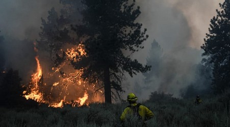 CLIMATE GLIMPSE: Wildfires plague U.S. West and Brazil, Yagi rampages in Vietnam