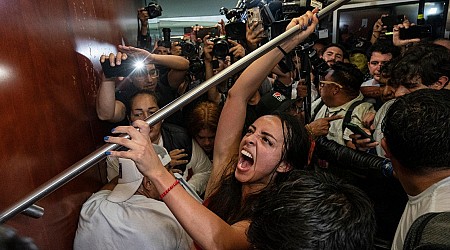 Protesters storm Mexico’s Senate after ruling party wins votes for court overhaul