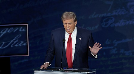 Trump Kicks Off Debate by Ranting About Migrants Like Deranged Person