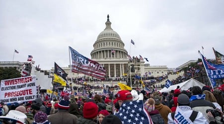 Army soldier charged with assaulting police officer with a flagpole during Capitol riot