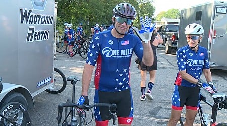 Riding hundres of miles for Gold Star Kids and 9/11 remembrance