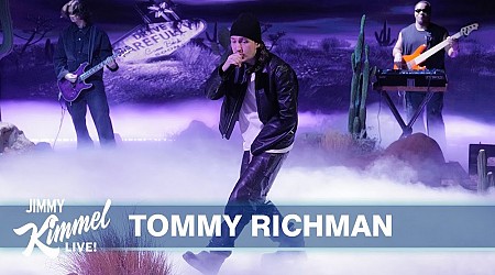 Watch Tommy Richman Make His Late-Night TV Debut, Singing “Million Dollar Baby” On Kimmel