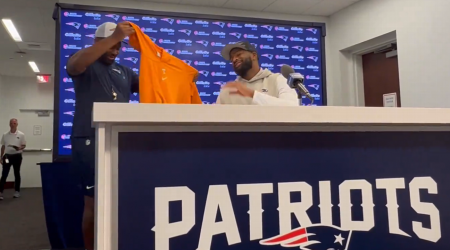 'This is terrible': Jacoby Brissett pays price after losing bet to Jerod Mayo