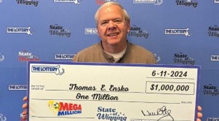 Massachusetts man's lottery numbers hit $1M after trying for 20 years