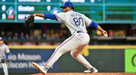 Kumar Rocker debut: Rangers prospect strikes out 7 in first MLB start