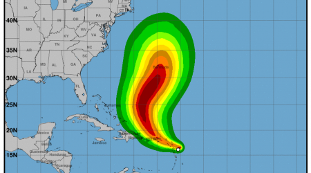 Tropical Storm Ernesto batters northeast Caribbean, looms over Puerto Rico