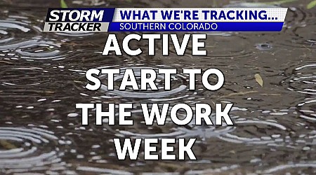 Rain Chances for the Start of the Work Week