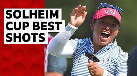 Watch Solheim Cup's best shots as USA beat Europe in thriller