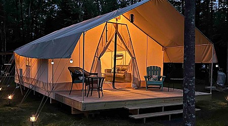 Luxurious Northern MN Glamping Experience With Comforts Of Home